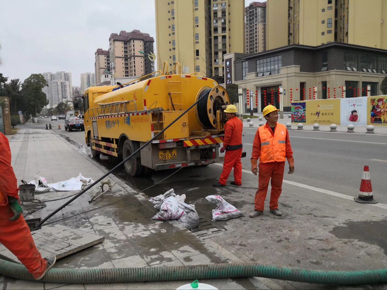 高淳排污管道清淤-管道清洗