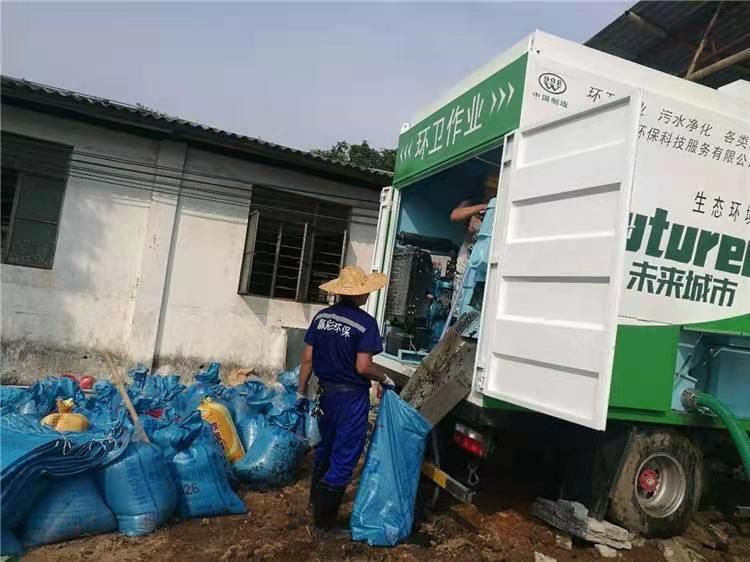 高淳工业污泥压干处理